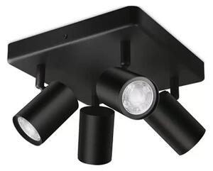 WIZ IMAGEO REFLEKTOR 4X5W CRNI 22-65K RGB SQ 8719514554573