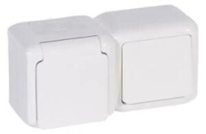782371 NADGRADNI PREKIDAČ SA UTIČNICOM 16A/230V/IP44 LE782371