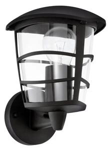VANJSKA ZIDNA LAMPA 1xE27 CRNA, ALORIA 93097