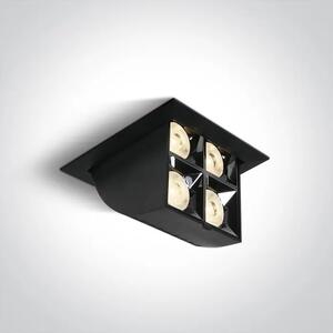 UGRADBENI REFLEKTOR LED 16W WW 38deg IP20 230V CRNI DM51406B/B/W