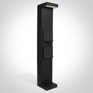 STAJAĆA SVJETILJKA ANTRACIT 70cm 8W CW IP65 230V 2x SCHUKO 1000w each DM67508B/AN/C