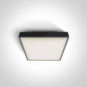 PLAFONJERA LED 1×E27/18W/PLC/230V IP65 CRNA DM67282E/B