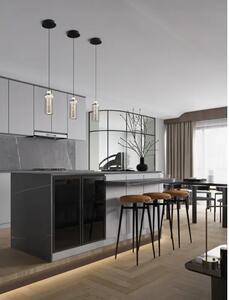 LUNE VISILICA LED/3000K/9W/404Lm/CRNO-KROM NL9520010