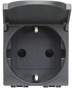 UTIČNICA S POKLOPCEM 16A/230V ANTHRACITE L4141PW