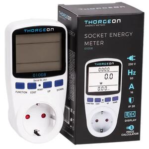 MJERAČ POTROŠNJE ENERGIJE UTIČNICA 16A EU THORGEON 4751029894045