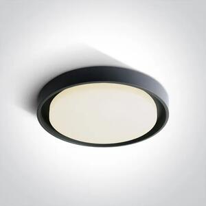 PLAFONJERA LED 30W/3000K/2500lm 100-230V IP54 CRNA DM67384/AN/W