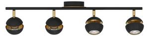REFLEKTOR 4xLED 4X3,3W, 4X240lm, ZLATNA/CRNA NOCITO 95485