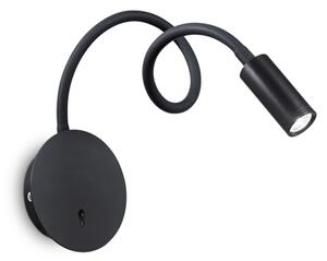 FOCUS-2 LED ZIDNA LAMPA AP CRNA ID203195
