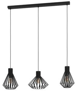 VISILICA 3xE27 D-960, CRNA BASIDANO 390125
