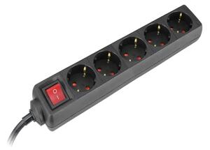 232-526 PETEROSTRUKA PRENOSIVA UTIČNICA 16 A 250 V ~ 3500 W SA SKLOPKOM, CRNA 3856024406192