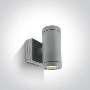 ZIDNA SVJETILJKA 2×GU10/35W/230V IP54 SIVA DM67130/G