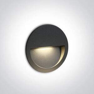 UGRADBENA ZIDNA SVJETILJKA ANTRACIT 3W/3000K/300lm DM68068/AN/W