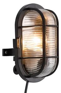 SKOT ZIDNA SVJETILJKA CRNA E27/60W/230V/IP44 17051003
