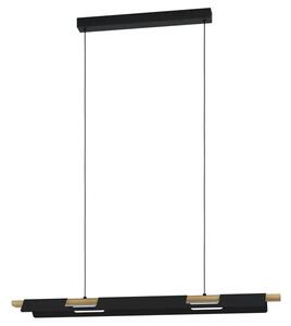 VISILICA 1xLED 27W, DIMABILNA, CRNA-SMEĐE/BIJELA ERMUA 98836