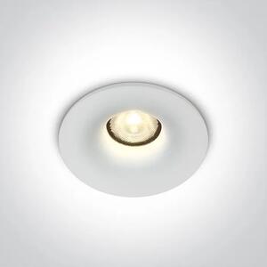 UGRADBENA SVJETILJKA LED/7W/3000K/500lm/36°/700mA IP54 BIJELA DM10107DB/W/W