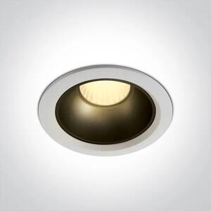 UGRADBENA SVJETILJKA LED 20W/1600lm/3000K/45st./fi.118mm/BIJELO-ZLATNA DM10120Z/W/W