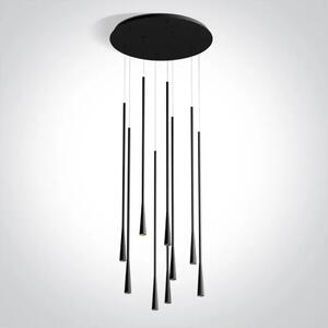 VISILICA CRNA 9x5W WW 230V DM63076D/B/W