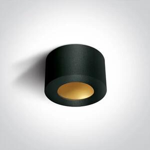 PLAFONJERA LED 8W/3000K/400lm/230 DARK LIGHT CRNA DM12108FD/B/BS