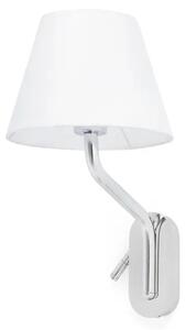 ETERNA CHROME ZIDNA SVJETILJKA E27 15W WITH RIGHT READER FR24006-10