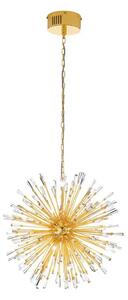 VISILICA/21, LED 21X1,2W, PROM 680, ZLATNA/KRISTAL KUGLA VIVALDO 1 39255