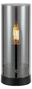 POST STOLNA LAMPA 1L 9CM BLACK/PLATED SMOKE E14 MA108718