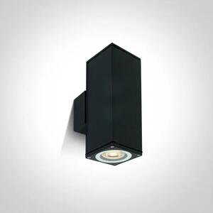 ZIDNA SVJETILJKA 2XGU-10 MR16/10W/230V IP54 CRNA DM67426C/B