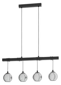 VISILICA 4xE27 4X40W, D-1000, CRNA/ZADIMLJENO STAKLO ARGALLO 39761