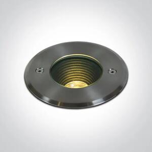 UGRADBENA VANJSKA PODNA SVJETILJKA COB LED 10W WW 20deg 230V SS316L IP67 DM69070B/W