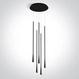 VISILICA CRNA 5x5W WW 230V DM63076C/B/W