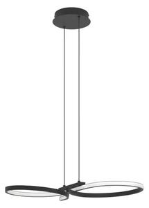 VISILICA 1xLED 21W, CRNO/BIJELA SERPINS 901267