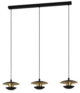 VISILICA 3xGU10, 3X4,5W, D-985, CRNO/ZLATNA NUVANO 99663