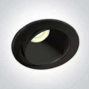 UGRADBENA SVJETILJKA/LED 8W/3000K/850lm/230V IP54 TRIAC DIMM CRNA DM11106PK/B/W