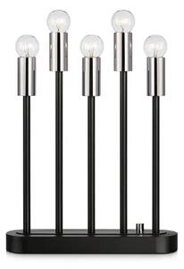 BUSTER METALNI SVIJEĆNJAK CRNI E14 5x5W/Bulb type/2,5m MA704442