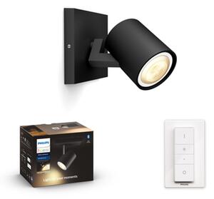 Runner Hue ZIDNI REFLEKTOR CRNI 1x5W 2200-6500K + DALJINSKI UPRAVLJAČ 8719514338326