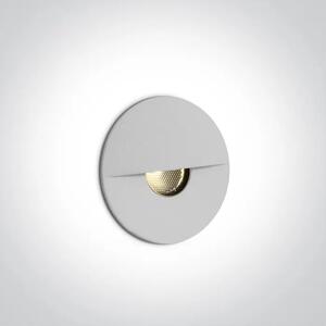 UGRADBENA SVJETILJKA LED/1W/3000K/50lm/36°/350mA IP65 BIJELA DM68070/W/W