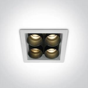 UGRADBENA SVJETILJKA LED 10W WW IP20 230V BIJELA DM50406C/W/W