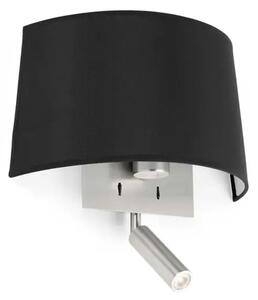 VOLTA BLACK ZIDNA SVJETILJKA WITH LED READER E27 20W 2700 FR20024