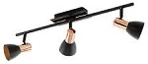 REFLEKTOR 3xLED 3X3,3W, 3X240lm, BAKAR/CRNA/ČELIK BARNHAM 94586