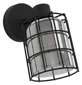 REFLEKTOR 1xE27 CRNA/CRNO PROZIRNO STAKLO CONSACA 99711
