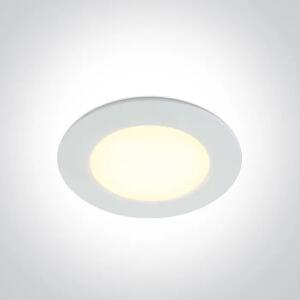 UGRADBENA SVJETILJKA LED 6W/3000K/415lm/fi.85mm/IP65/BIJELA DM10106P/W/W