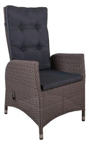 Tamno siva vrtna stolica od umjetnog ratana Braga - Garden Pleasure