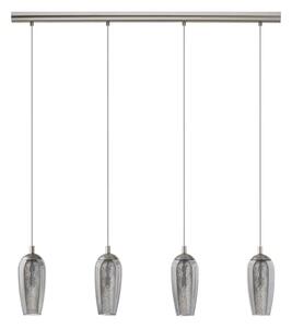 VISILICA 4xLED G9, 4X3W, 4X360lm, NIKL-MAT/STAKLO SIVO FARSALA 96344