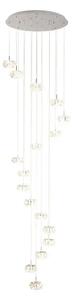 VISILICA/17, LED 17X4,5W, 17X500lm, PROM 780, V 3290, KRISTAL/KROM CORLIANO 1 39546