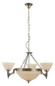 LUSTER/6 E14 fi740 H490 BRUNIRANA/ŠAMPANJ MARBELLA 85857