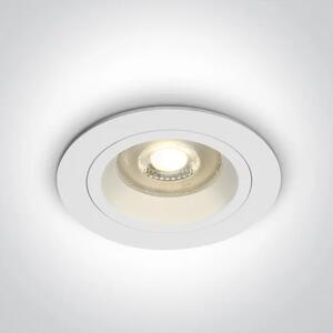 UGRADBENA SVJETILJKA 1×GU10/10W/230V/fi.92mm/BIJELA DM10105ALG/W