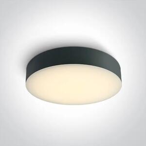 PLAFONJERA LED/20W/3000K/1300lm/230V IP65 ANTRACIT CCT DM67498/AN/V