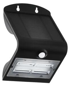 VANJSKA ZIDNA LAMPA 1xLED SOLARNA, NA BATERIJE, 3,2W, 440lm, IP44, SENZOR, PLAST 900255