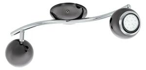 REFLEKTOR 2xLED GU10, 2X3W, 2X240lm, NIKL CRNI/KROM BIMEDA 31006