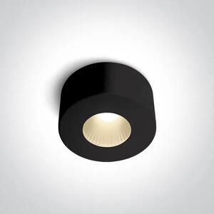 STROPNA SVJETILJKA LED 7W/3000K/500lm IP20 CRNA DIMM DM12107V/B/W