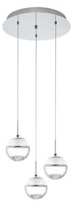 VISILICA 3xLED 3X5W, PROM 400, KROM/STAKLO PROZIRNO MONTEFIO 1 93709